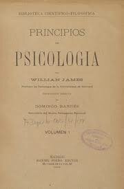 James publicó su libro llamado Principios de psicología