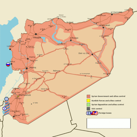 Syria is in a political enclave desired by many...