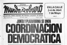 Creación de la Plataforma de Convergencia Democrática.