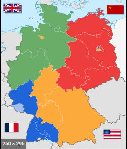 Postwar occupation and division of Germany