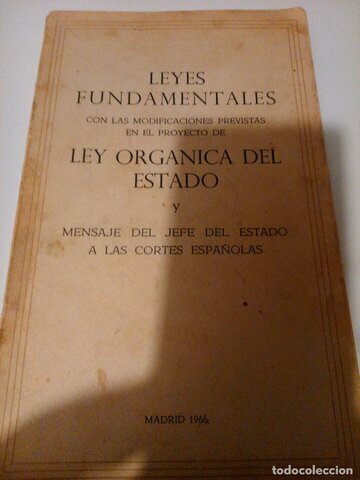 Ley Orgánica del Estado