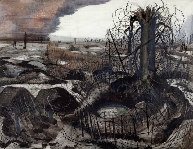 "Alambre" de Paul Nash