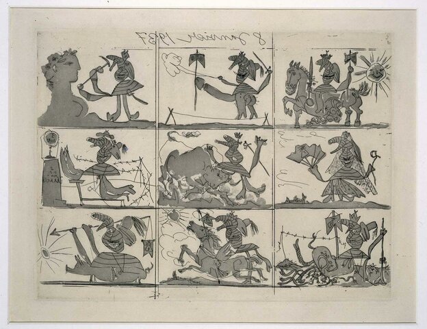 "Sueño y mentira de Franco" de Picasso