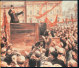 Triunfa la revolución bolchevique en Rusia