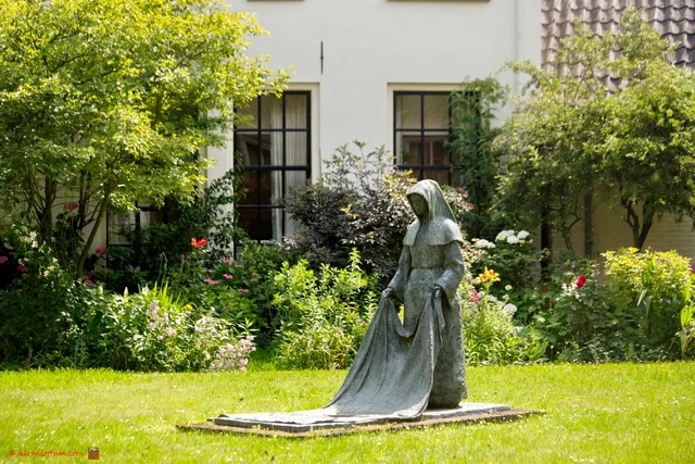 Zuster van het Gemeene Leven op het bleekveld