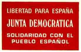 Creación de la Junta Democrática