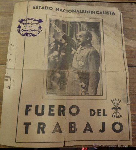 Entrada en vigor del Fuero del trabajo