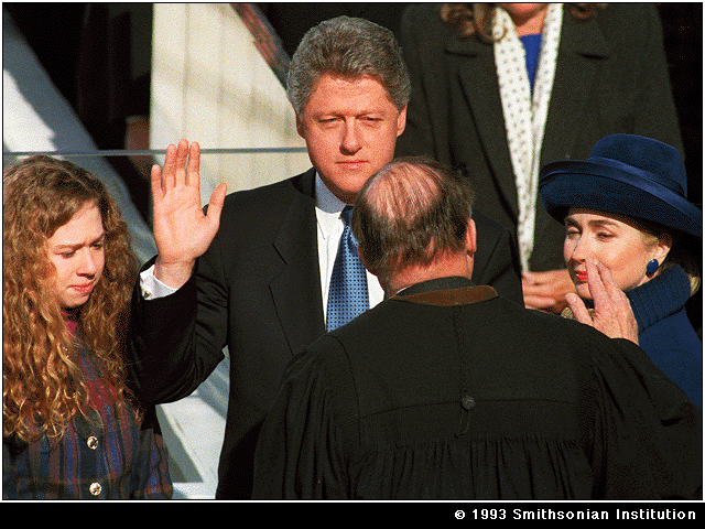 Clinton Becomes President