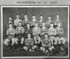 First formal Australian football team (named the Wanderers)