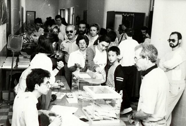 Primeras elecciones democráticas.