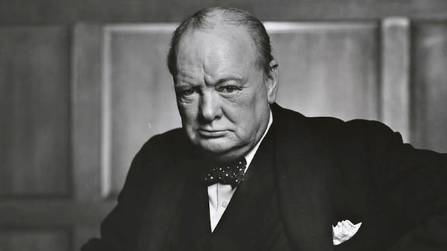 Winston Churchill.