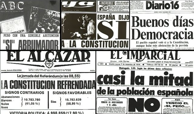 Aprobación por referéndum de la Constitución.