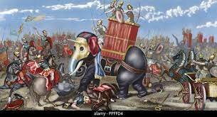 202 a. C. Los romanos vencen en la Batalla de Zama