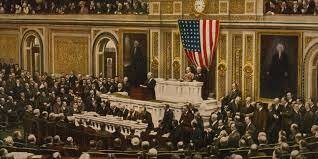 America enters the world war