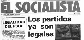 Legalización del PSOE