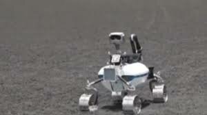 A robot in the moon