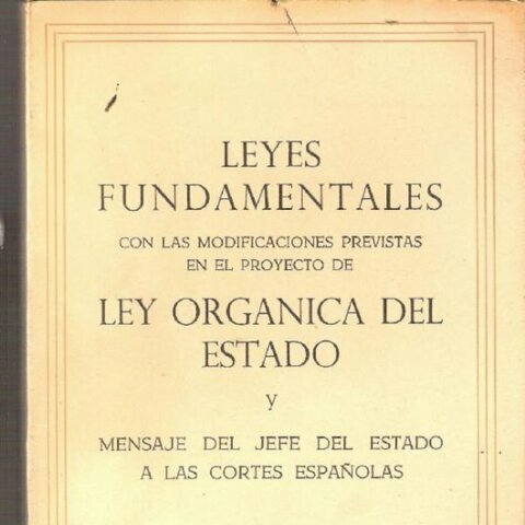 Ley Orgánica del Estado.