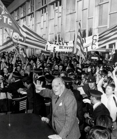 Regreso de Josep Tarradellas