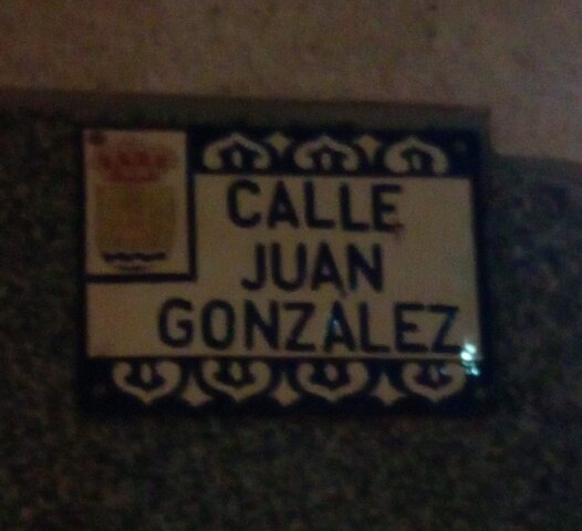 Al meu avi matern li van ficar el seu nom en un carrer del poble