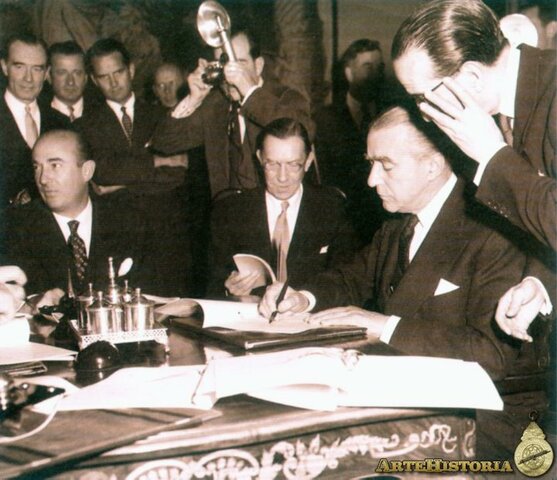 APROBACION DE LOS PACTOS DE MADRID