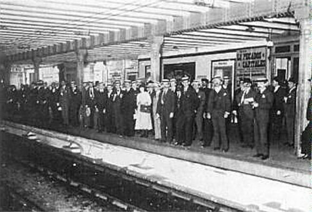 inaguracion de una linea de tranvía