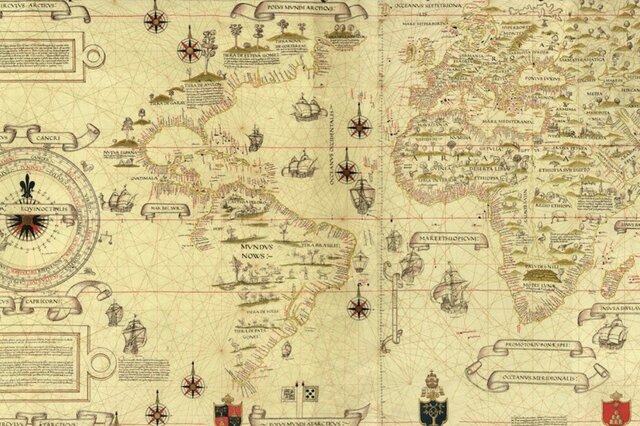 Mapamundi De Diego Ribero