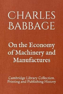 Sobre la economía de la maquinaria y la fabricación.