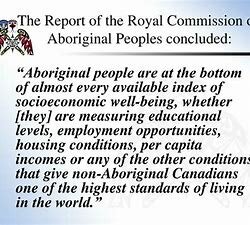 The royal commission on Aboriginal people