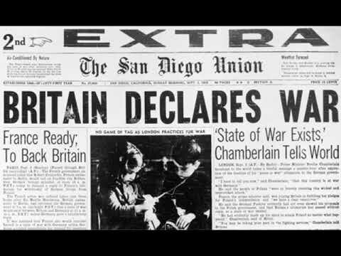 FRANCIA Y INGLATERRA LI DECLARAN LA GUERRA A ALEMANIA