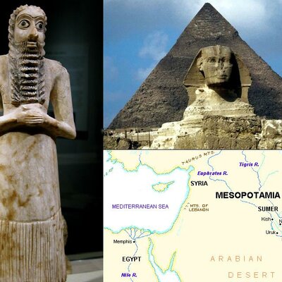 Timeline: MESOPOTAMIA I EGUIPTE PRIMERES CIVILIJACIONA