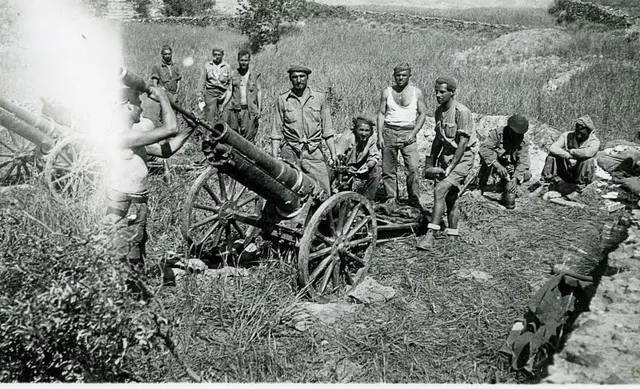 Inicio de la batalla de Jarama