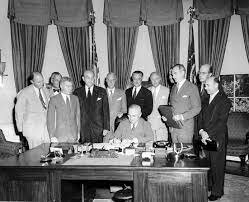 The NATO treaty is signed