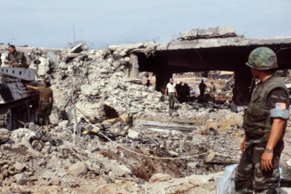 Suicide truck bombings in Lebanon