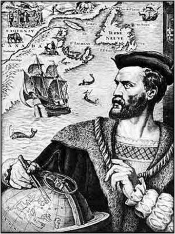Jacques Cartier Sails to North America
