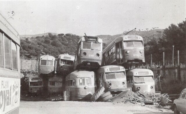 Desaparece el tranvia.