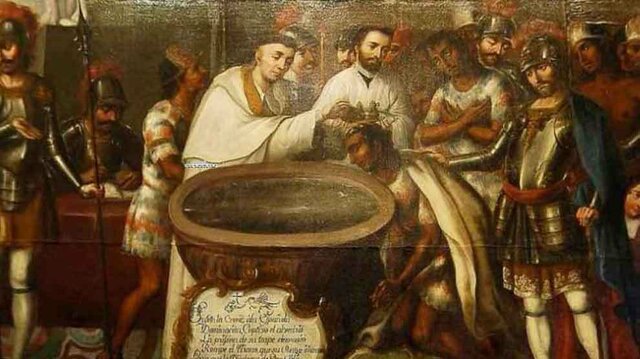 Evangelización de los pueblos indígenas.