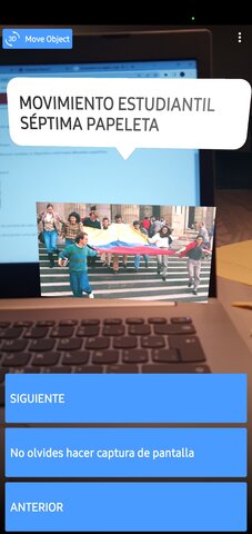 Movimiento de la septima papeleta.