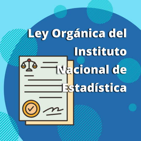 Ley Orgánica del Instituto Nacional de Estadística.