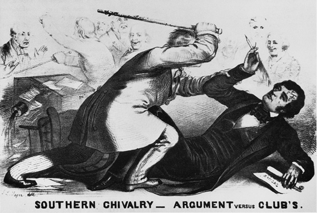 Charles Sumner attacked
