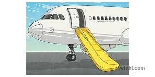 Inflatable escape slide and raft