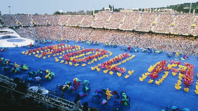 Ceremonia de apertura de los Juegos Olímpicos de Barcelona del 92