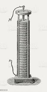 When was the first battery invented?