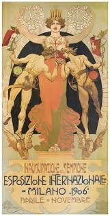 Esposizione Universale di Milano per l'inaugurazione del traforo del Sempione.