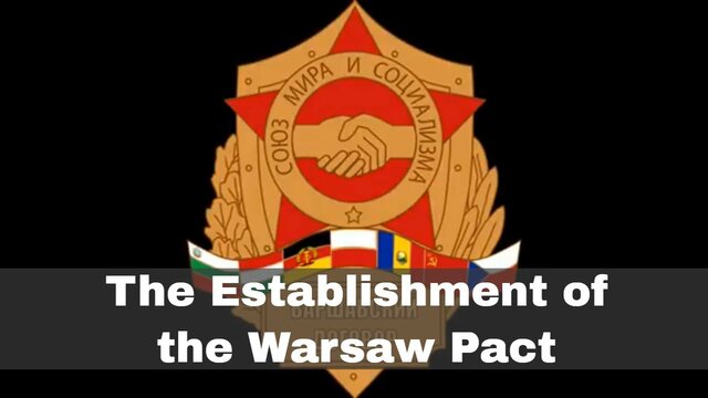Creation of Warsaw Pact