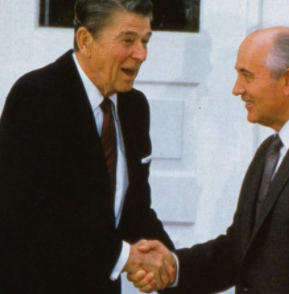 President Reagan and Gorbachev meet in Iceland