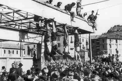 The death of Benito Mussolini