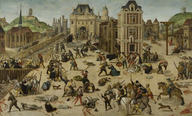 The massacre of Saint Bartholomew