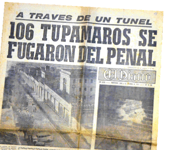 Fuga de 111 detenidos del Penal de Punta Carretas, la mayoría del MLN-T.