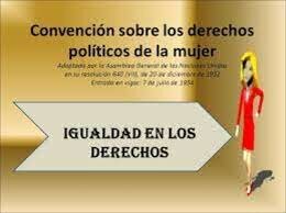Convención sobre los derechos políticos de la mujer