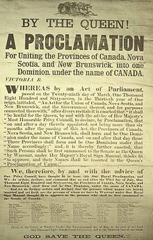 Confederation of the Dominion of Canada